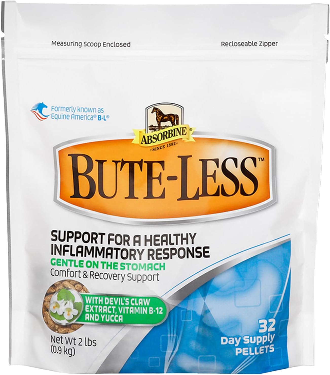 Bute-Less Comfort & Recovery Supplement Pellets, Healthy Inflammatory Response, 2 lb / 32 Day Supply